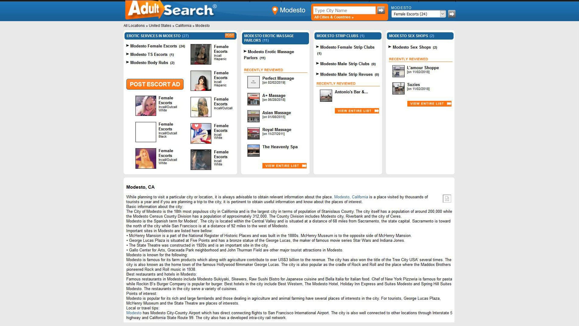 Adult Search New Orleans