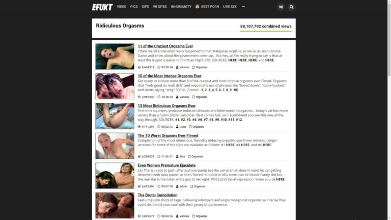 Ok Live Sex - EFUKT (eFukt.com) Funny Porn Sites & Crazy Porn Videos