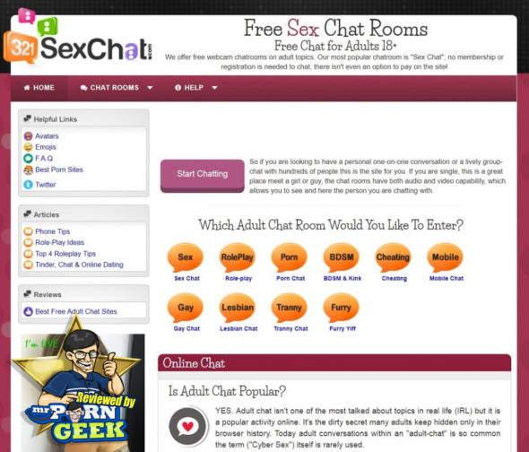 Sex Chat Rooms No Registration - 321Sexchat & 1018+ More Sites Like 321Sexchat.com