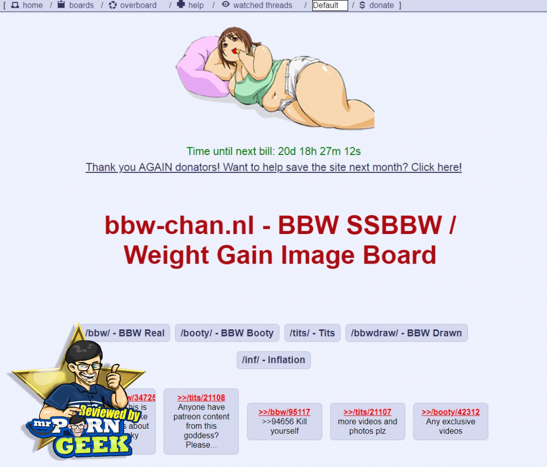 Bbw Sex Ideas - BBW-Chan (bbw-chan.nl) XXX Porn Chan Site - MrPornGeek