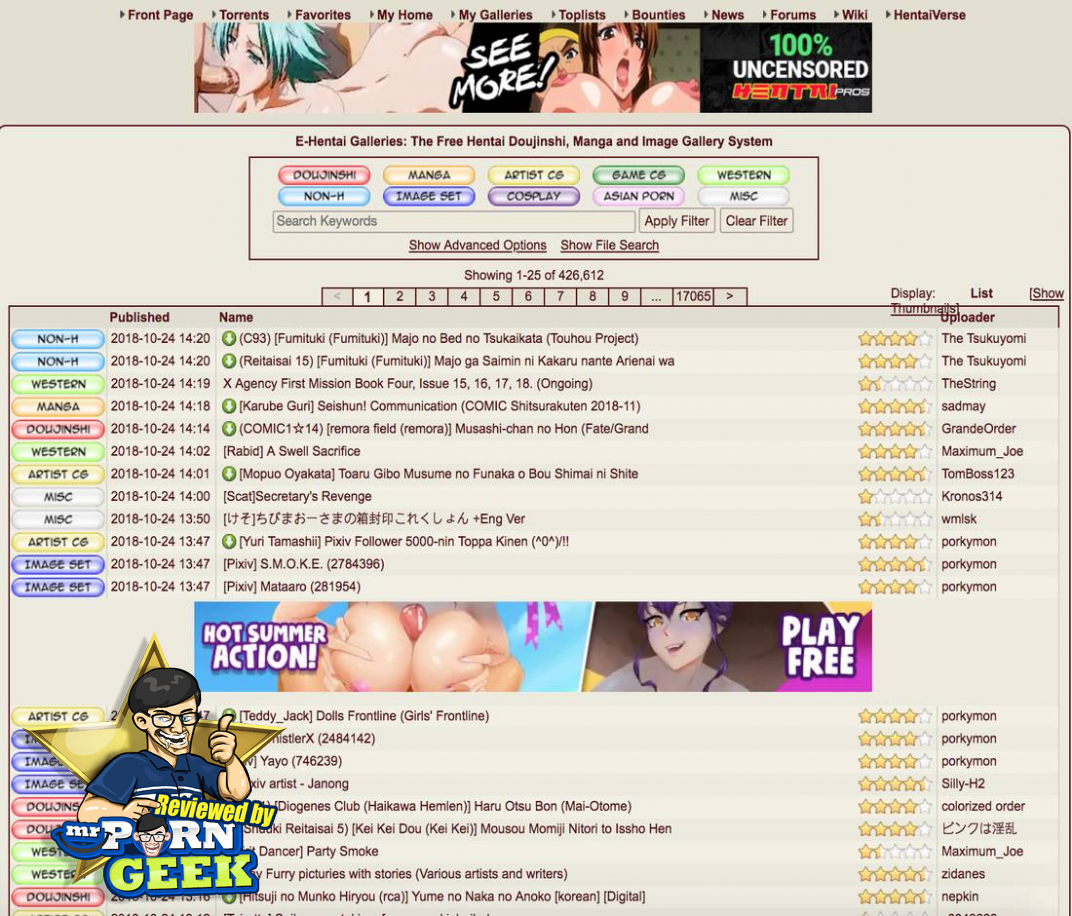 Hentai Sex Writing - e-Hentai: Does e-Hentai.org Have A Huge Anime Porn Archive?