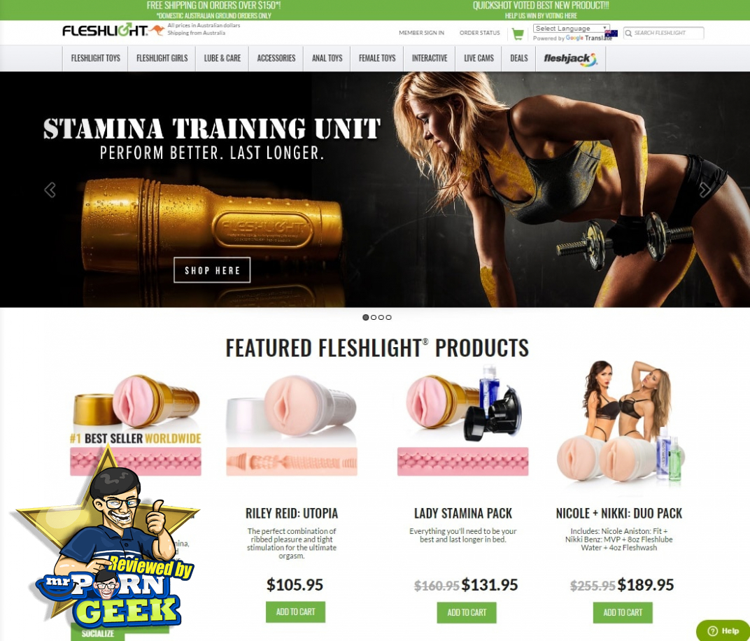 Spielzeuge - Fleshlight (Fleshlight.com) Bester Sexshop, Sexspielzeug, Mr ...