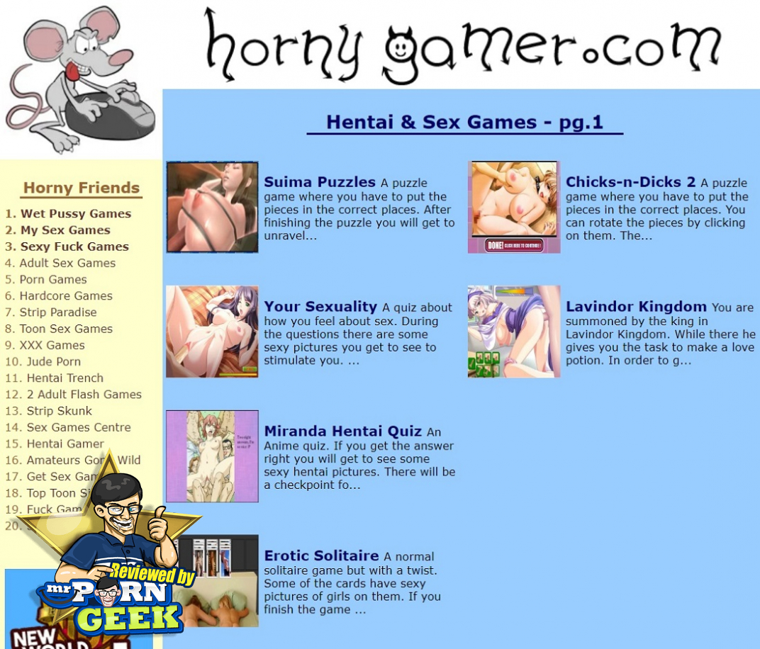 Toon Porn Flash Games - HornyGamer (HornyGamer.com) Free Porn Games - MrPornGeek
