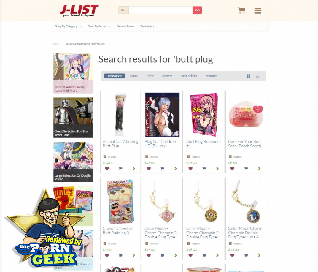 Hentai Sex Store - JList (Jlist.com) Best Sex Shop,Hentai Sex Shop, Mr. Porn Geek