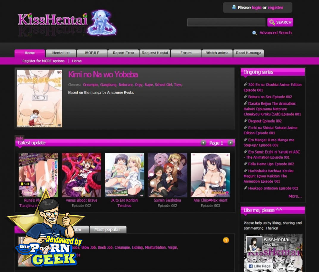 Hentai Kiss - KissHentai: Top Free Hentai Porn At KissHentai.net - MrPornGeek