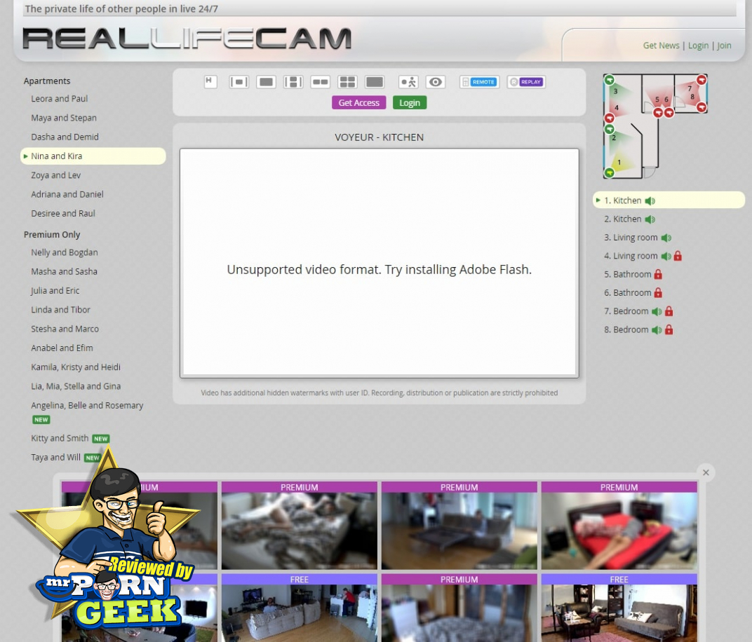 Computer Cam Porn - RealLifeCam (Reallifecam.com) Voyeur Porn Site - MrPornGeek