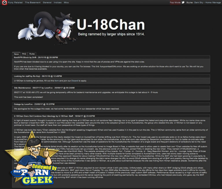 2 Gay Furry Porn Torrenet - U-18Chan (u18chan.com) In-Depth Porn Chan Review - MrPornGeek